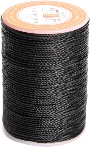 Vista 17 de FANDOL Cordón de poliéster encerado, cuerdas recubiertas de cera, impermeable, hilo redondo recubierto de cera para pulseras trenzadas, accesorios