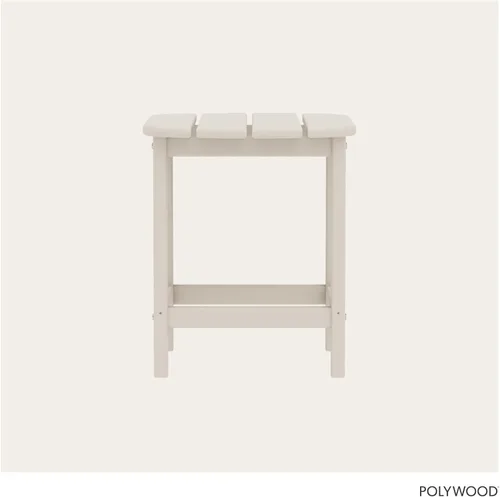 Vista 5 de POLYWOOD SBT18SA South Beach - Mesa auxiliar para exteriores de 18 pulgadas, color arena