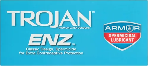 Vista 14 de TROJAN ENZ Preservativos lubricados con espermicida, paquete económico, 36