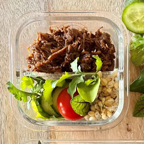 Vista 5 de Portion Perfection Bariatric Must Haves / 3 unidades de recipientes bariátricos para preparación de comidas bariátricas Recipientes reutilizables