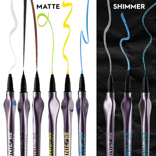 Vista 7 de Urban Decay 24/7 Inks Liquid Eyeliner Pen, Water-Resistant, Smudge-Resistant, Fine Tip Graphic Liner, Ergonomic Grip, All Day Wear, Bold Liquid