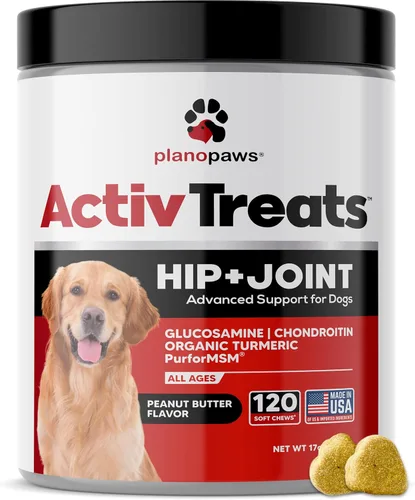 Vista 8 de HempFlex - Glucosamina condroitina para perros - Aceite de cáñamo para perros - Suplemento seguro para las articulaciones de perro para todas
