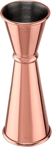 Vista 13 de Medidor para barman, Briout Jigger doble de cóctel japonés de primera calidad, acero inoxidable grado alimenticio 304, 2 OZ 1 OZ con mediciones