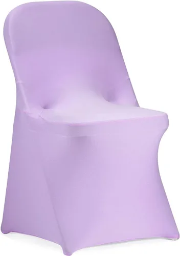 Vista 30 de Funda de silla Peomeise plegable, de elastano elástico para bodas, fiestas, banquetes, eventos