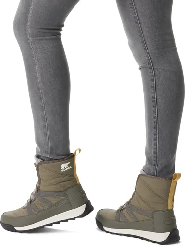 Vista 7 de SOREL Whitney Botas cortas con cordones para mujer, botas de invierno de nailon impermeables
