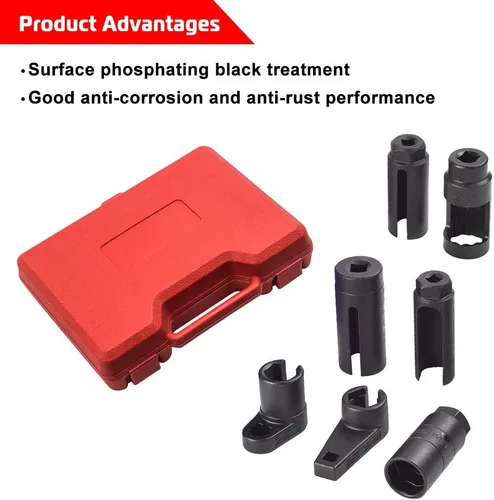 Vista 4 de Enchufe con sensor de oxígeno con corte de alambre lateral, unidad de 3/8 pulgadas x 7/8 pulgadas (0.866 in).
