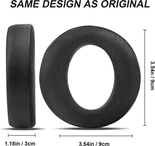 Vista 25 de GVOEARS - Almohadillas de repuesto para auriculares inalámbricos Sony PlayStation 5 PS5 Pulse 3D (tela de malla transpirable)