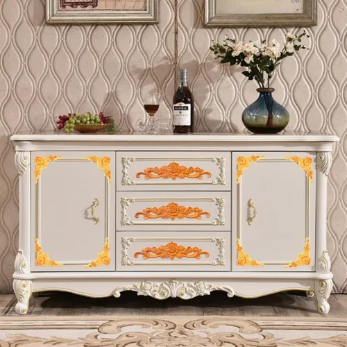 Vista 3 de 5 piezas de apliques de madera tallada en madera Onlays Onlays DIY tallados muebles apliques Onlays sin pintar centro tallado calcomanía para puerta