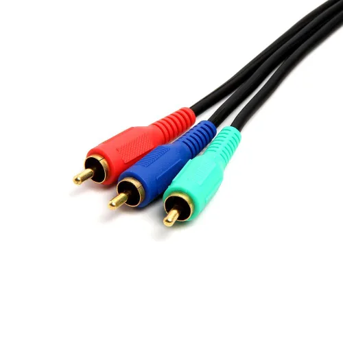 Vista 6 de Cmple - Cable de video componente RGB macho 3 RCA macho a 3RCA macho para HDTV - 3 pies