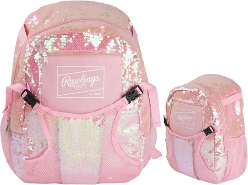 Vista 15 de Rawlings Bolso de Equipo de Mochila REMIX Béisbol de T-Ball y Juvenil / Sóftbol Negro