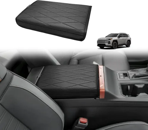Vista 90 de Muslogy Funda para reposabrazos de consola central para Honda Pilot 2023-2026, Ridgeline/Passport 2024-2026, accesorios de pasaporte, almohadilla