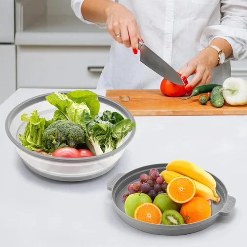 Vista 7 de Cubierta antisalpicaduras para microondas para alimentos con placa base antiquemaduras, plástico grande y silicona ventilada para evitar quemaduras