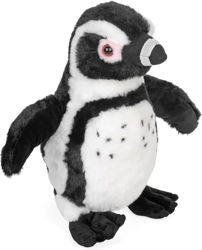 Wild Republic Peluche de pingüino de patas negras, animal de peluche, regalo para niños, Cuddlekins de 12 pulgadas