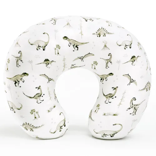 Vista 10 de GRSSDER Funda de almohada de lactancia elástica Minky extraíble para almohadas de lactancia materna, funda ultra suave y cómoda para niños y niñas