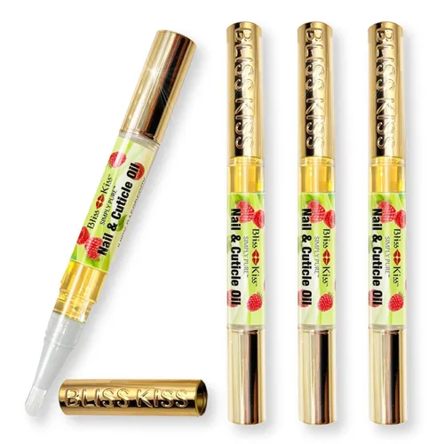 Vista 9 de NUEVO Bliss Kiss simplemente aceite puro de cutícula y uña kit principiante