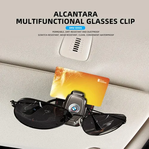Vista 2 de Soporte para gafas de sol BMW clip de metal para gafas de sol para accesorios BMW