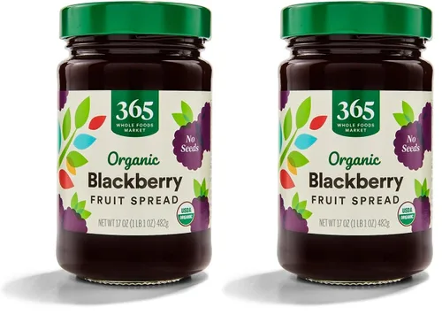 Vista 5 de 365 por Whole Foods Market - Conserva orgánica de moras, 17 onzas