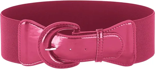 Vista 28 de GRACE KARIN Cinturón de cincha elástico ancho para mujer, cinturón vintage con hebilla gruesa de 3 pulgadas, S-XXXXL