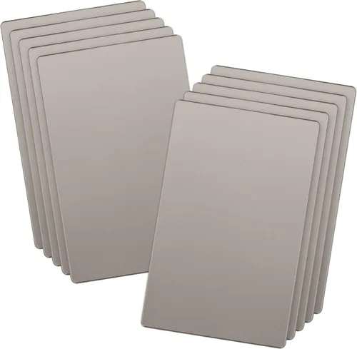 Vista 29 de LIDER Placa de pared en blanco, resistente a la temperatura y a los impactos, acrílico, reflectante, cubierta sin tornillos, actualización