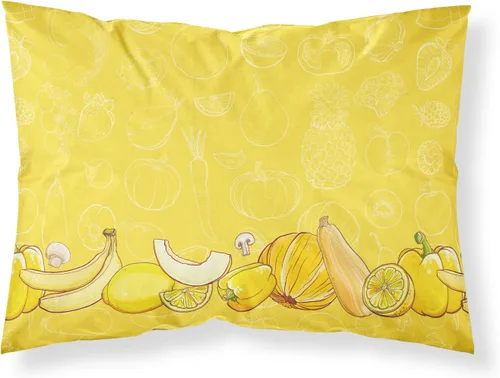 Vista 24 de Caroline's Treasures BB5207PILLOWCASE - Funda de almohada de tela de limones, limas y naranjas, ligera, súper suave, fácil de cuidar, decorativa