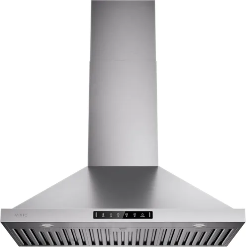 Vista 11 de VIKIO HOME Campana extractora para montaje en pared de 30 pulgadas, campana de ventilación de cocina de 580 CFM, convertible sin conductos