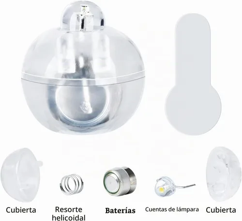 Vista 4 de 150 luces de globo redondas LED mini, lámpara de bola de globo, tiempo de espera largo, luces impermeables para farol de papel, globo, fiesta, boda