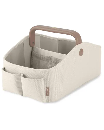 Vista 7 de Skip Hop Organizador de pañales con sensor táctil, luz nocturna, estilo guardería, color gris jaspeado