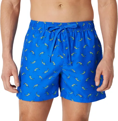 Vista 28 de Amazon Essentials Traje de baño para hombre con forro de malla, bolsillos, cierre de cordón