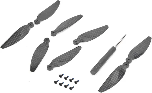 Vista 7 de Tgoon Carbon Fiber Drone Blades, Durable Stable Practical Resistance Drone Propellers Drone Blades Lightweight for DJI Mavic Mini Black(Two Pairs)