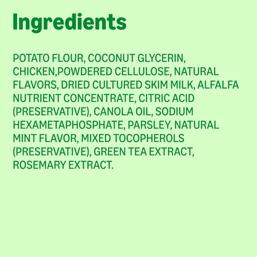 Vista 6 de Marca Yaxa – Wag Golosinas Dentales para Perros para ayudar a limpiar los dientes y refrescar el aliento, pequeñas, sin sabor, 2.25 libras, 60