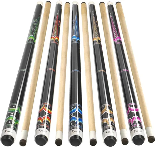 Vista 15 de Kmise Pool Stick Set of - 58" Pool Cue Stick, Canadian Maple Professional Billiards Pool Cue, Pool Sticks for Adults, 18~21oz Multiple