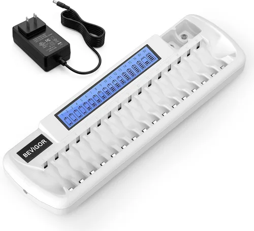 Vista 8 de BEVIGOR Pilas recargables AA 2800 mAh de alta capacidad 1500 ciclos, 1.2V NiMH de baja autodescarga Pila AA, 4