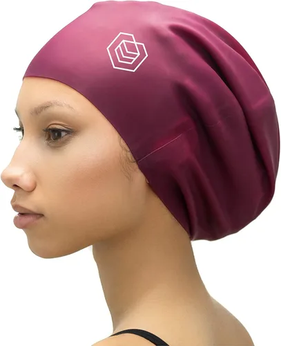 Vista 5 de SOUL CAP – Gorra de natación grande para cabello largo – diseñada para cabello largo, rastas, cabello ondulado, extensiones de cabello, trenzas