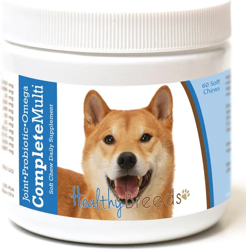 Vista 257 de Healthy Breeds Cavalier King Charles Spaniel - Multivitamínico todo en uno, completo con probióticos, glucosamina, condroitina y omegas, 60