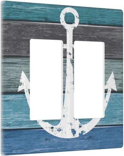 Vista 18 de Cubiertas decorativas para placa de interruptor, bandera estadounidense, receptáculo de 1 banda, placa de pared dúplex, cubierta de interruptor