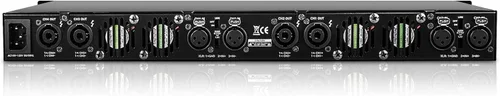 Vista 4 de Sound Town Amplificador de potencia PA/DJ de 4 canales Clase D, 4 x 720W RMS a 4 ohmios, espacio en rack de 1U (NIX-D4800)