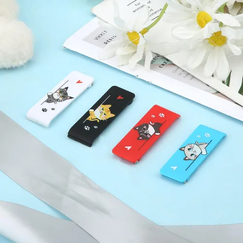 Vista 3 de 4 piezas de soporte trasero para Nintendo Switch, soporte trasero de gato de dibujos animados para Switch Back Stand Reemplazo Host Shell Soporte