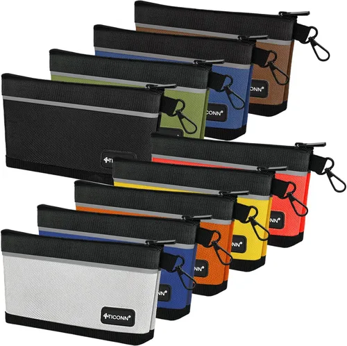 Vista 15 de TICONN Bolsa de herramientas, bolsa de herramientas pequeña Oxford 1680D, bolsas de herramientas con cremallera, bolsa transparente con cremallera