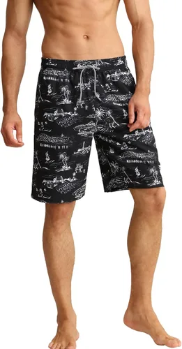 Vista 3 de APTRO - Traje de baño para hombre de secado rápido de 9 pulgadas, trajes de baño de playa grandes y altos