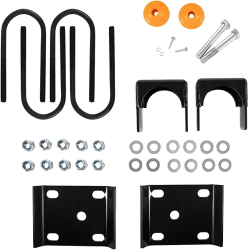 Vista 8 de Kit de volteo de eje trasero de 6 pulgadas para bajar camionetas pickup para camiones Chevy Silverado C1500 y GMC C1500 de media tonelada 1988-1998