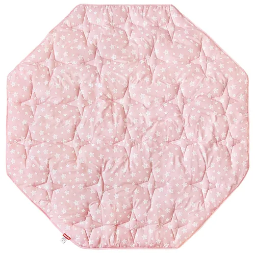 Vista 8 de Tapete de Colchón Hexagonal para Corralito Azul, Tapete Antideslizante para Corralito para Regalo Play Yard Corralito de 6 Paneles, Compatible