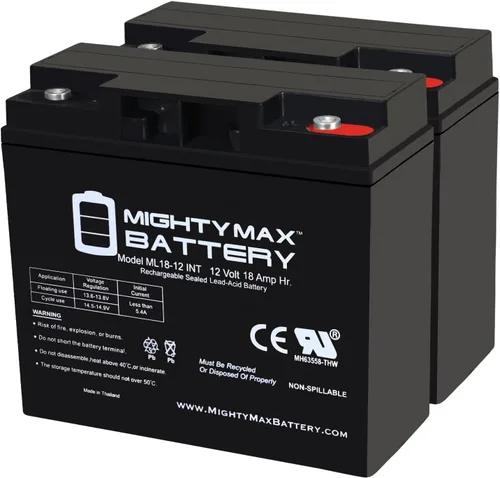 Batería de repuesto 12V 18AH INT para AGM SLA1115-2 Pack