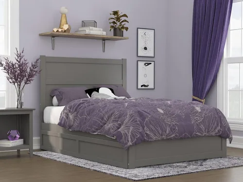 Vista 76 de AFI NoHo - Cama de plataforma de tamaño individual con estribo y cama corrediza individual en espresso