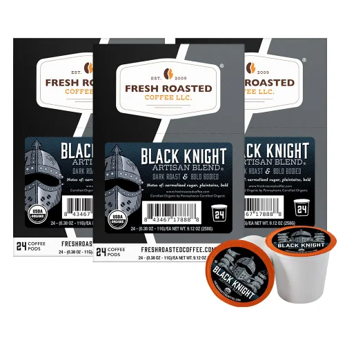 Vista 86 de Fresh Roasted Coffee, Blackbeard's Revenge, tueste medio, 24 cápsulas para cafeteras K-Cup
