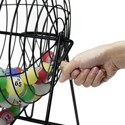 Vista 4 de 75 bolas de bingo multicolor de 1.5 pulgadas, bolas de plástico para jaulas de bingo y rifas, compatibles con jaulas de la mayoría