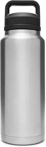 Vista 5 de YETI Rambler - Botella de 36 onzas, aislada al vacío, a prueba de fugas, de acero inoxidable con tapón para sorbos