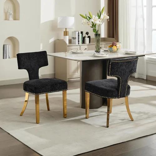 Vista 17 de Set of 2 Counter Height Bar Stools with Farmhouse Linen Upholstery, Curved Backrest Dining Chairs with Hardwood Frame for Kitchen Counter, Table &