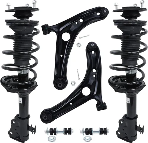 Vista 72 de Detroit Axle - Kit de extremo delantero RWD para Chrysler 300 Dodge Charge Challenger 2011-2019, 2 brazos de control inferiores traseros 2 rótulas