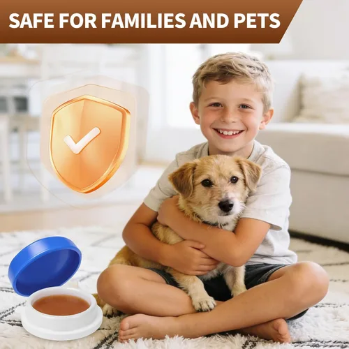 Vista 7 de Cockroach Gel Bait, Repellent All Roaches, 40PCS with Adhesive Pads, Cockroach Trap Indoor Home Fast-Acting & Long-Lasting Protection, Safe for