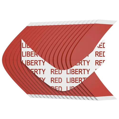 Vista 7 de Liberty - Cinta adhesiva para peluca de cabello rojo (72 piezas) - CC Curve - Cinta adhesiva de doble cara para peluca de encaje frontal Toupee